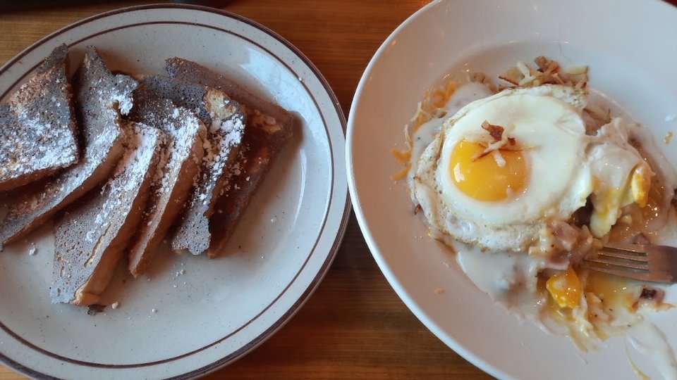 French Toast and Hashbrown Bowl