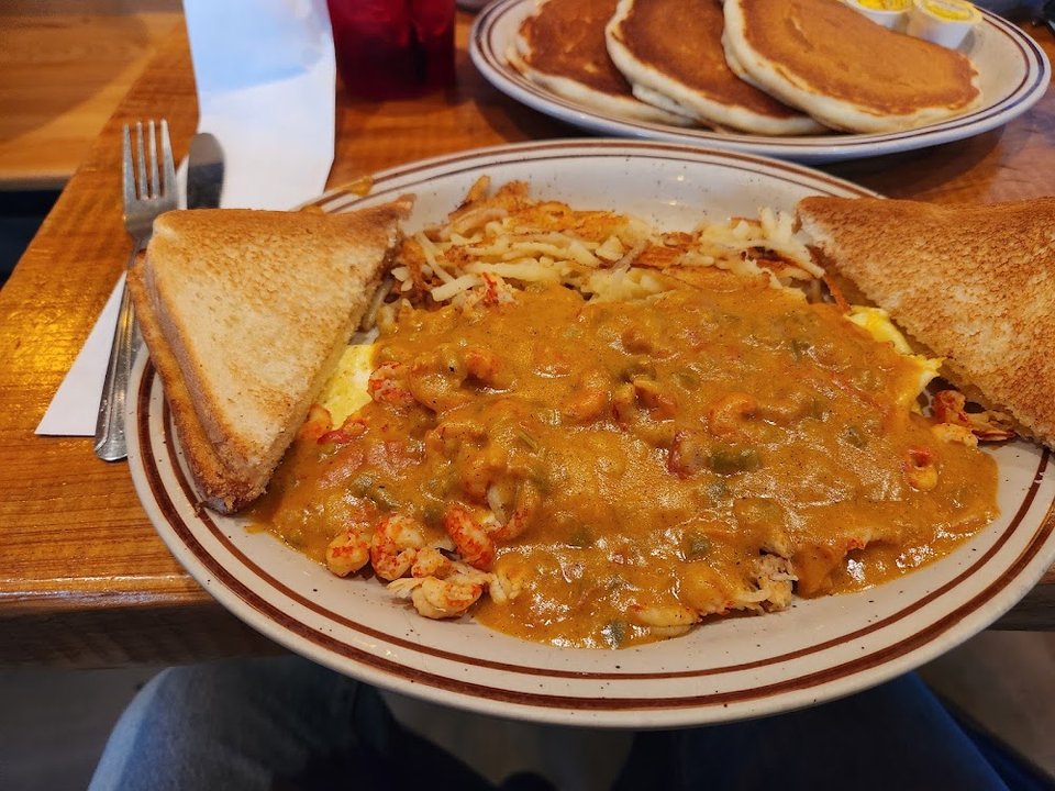 Crawfish Etouffee Omelet